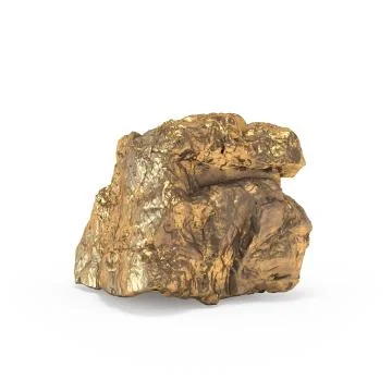 The mineral raw materials 3d rendering Ilustración de archivo