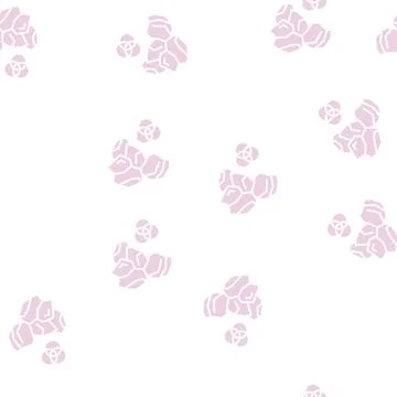 Mineral stone glyph seamless pattern Stockillustratie