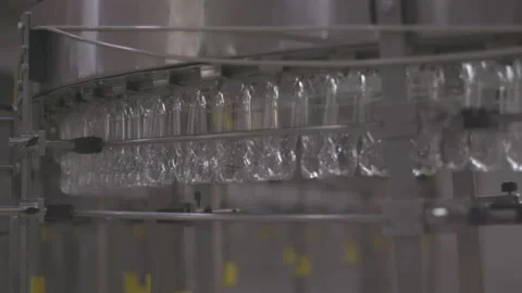 Mineral Water bottle making process Stock Footage 130696710