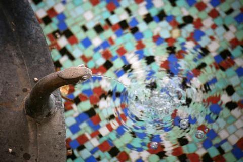 Mineralwasserquelle Stock Photos