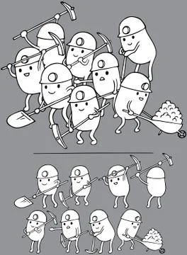 Miners イラスト素材