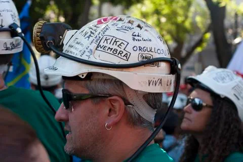 Miners' strike Stock Photos