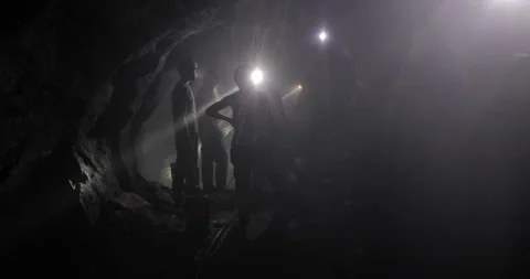 Miners work Stock Footage 144681759