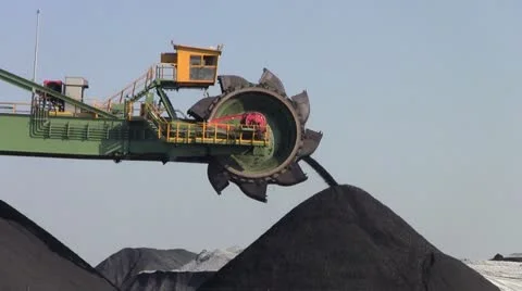 Mines machine Video stock 12425083