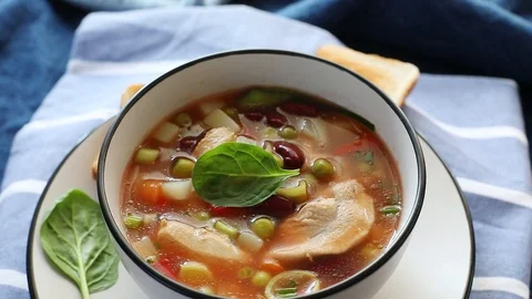 Minestrone Stock Footage 89752848