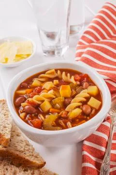 Minestrone soup Stock Photos