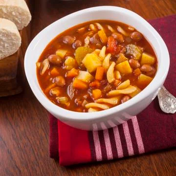 Minestrone soup Foto stock