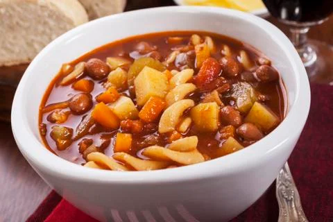 Minestrone soup Stock Photos