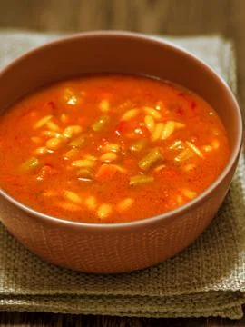 Minestrone soup Stock Photos