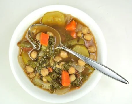 Minestrone soup Stock Photos