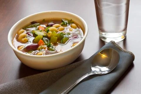 Minestrone soup Stock Photos