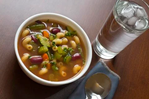 Minestrone soup Stock-Fotos