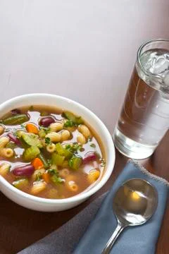 Minestrone soup Stock Photos