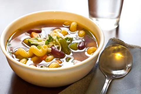 Minestrone soup Stock Photos