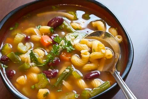 Minestrone soup Stock-Fotos