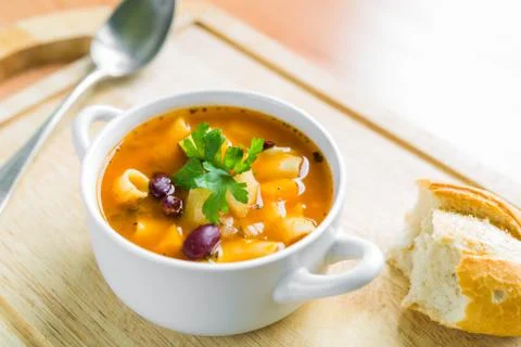 Minestrone Soup Foto stock