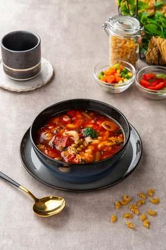 Minestrone Soup Foto stock