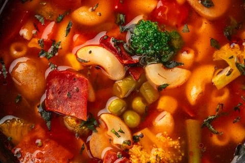 Minestrone Soup Stock Photos