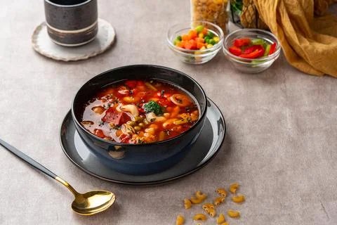 Minestrone Soup Foto stock