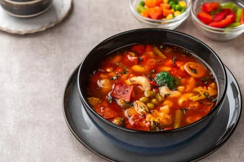 Minestrone Soup Stock Photos