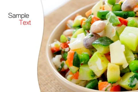 Minestrone vegetables Stock Illustration