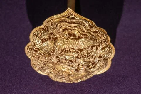 Ming Dynasty Phoenix Pattern Picking Heart Stock Photos