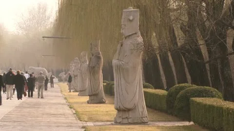 Ming tombs in Beijing Stock-Footage 11322981