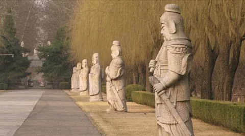 Ming Tombs Beijing Video stock 11337186