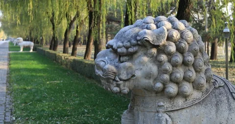 Ming Tombs Stock Footage 202928253