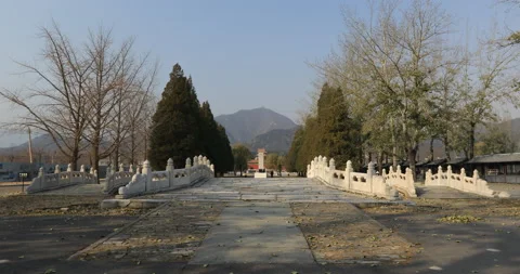 Ming Tombs Stock Footage 202973092