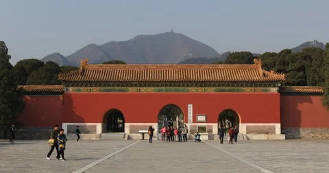 Ming Tombs Stock Footage 202974348