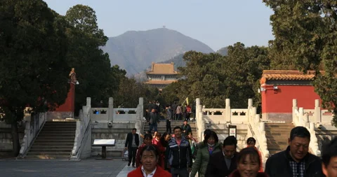 Ming Tombs Stock Footage 202977275