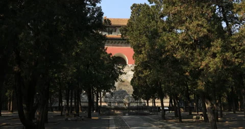 Ming Tombs Stock Footage 202980390