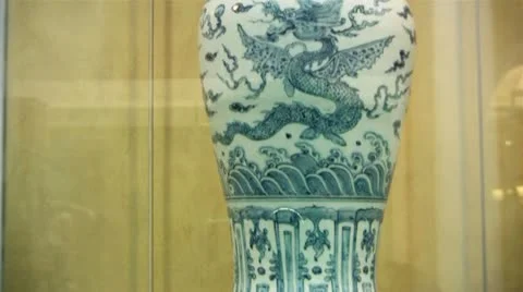 Ming Vase Stock Footage