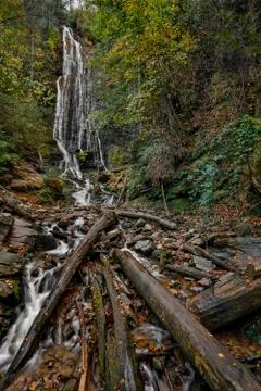 Mingo Falls Waterfall Foto stock