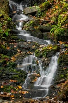 Mingo Falls Waterfall Stock Photos