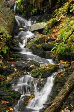 Mingo Falls Waterfall Stock Photos