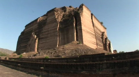 Mingun, Burma Myanmar Stock Footage 476032