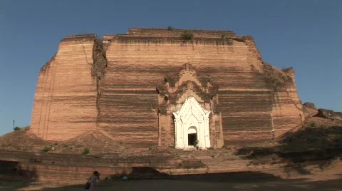 Mingun, Burma Myanmar Stock Footage 476478