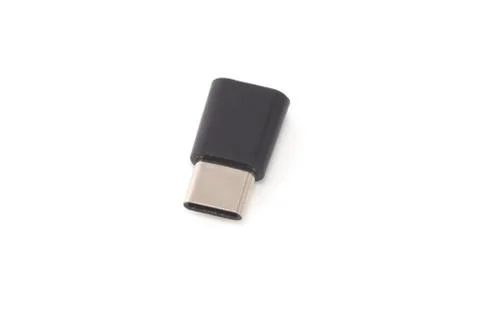 Mini adapters for usb type c Stock Photos