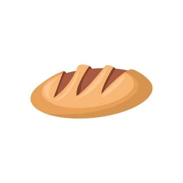 Mini Baguette Bread Illustration 库存插图
