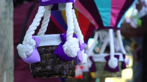 Mini Balloon art Stock Footage 169661261