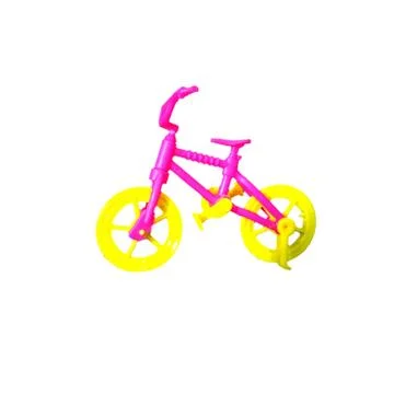 Mini bicycle isolated on white background Stock Photos