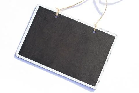 Mini blackboard on white background Stock Photos