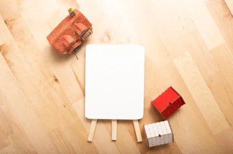 Mini board on the table Stock Photos