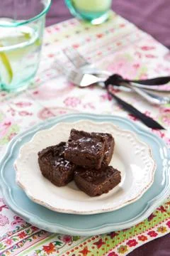 Mini brownie Stock Photos