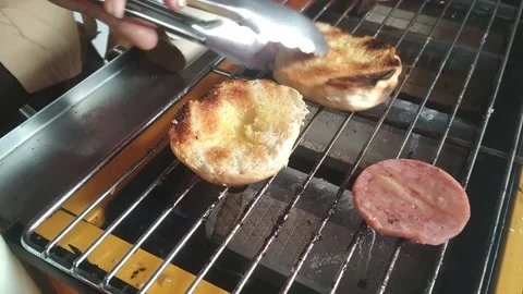 Mini burgers Stock Footage 229775362