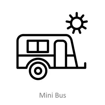Mini Bus Stock Illustration