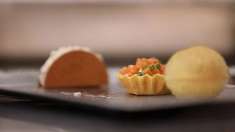 Mini cakes 1 Stock Footage 312938414