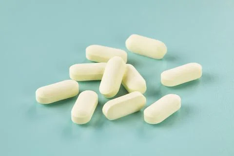 Mini caplets Foto stock